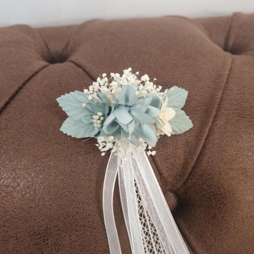 Tocado comunión verde agua  [1]