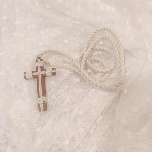 Cruz comunión niño de madera.  [1]