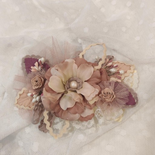 Prendido para vestido de comunión colores rosa  [1]