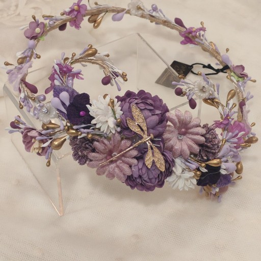 Corona comunión malva  [3]