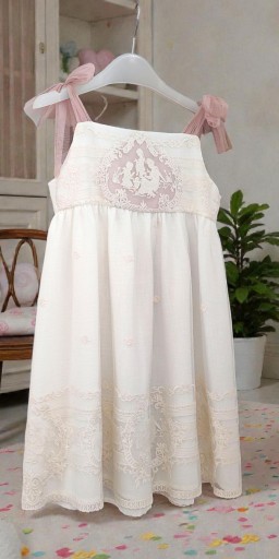 Conjunto camisón con bata de niña.  Se puede variar a otros colores. Ponte en contacto por el wasap de la web.  [0]