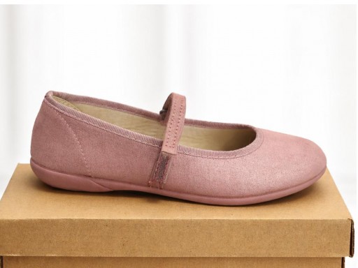 Bailarinas  rosa maquillaje o empolvado para comunión. Leer la descripción del producto. [0]