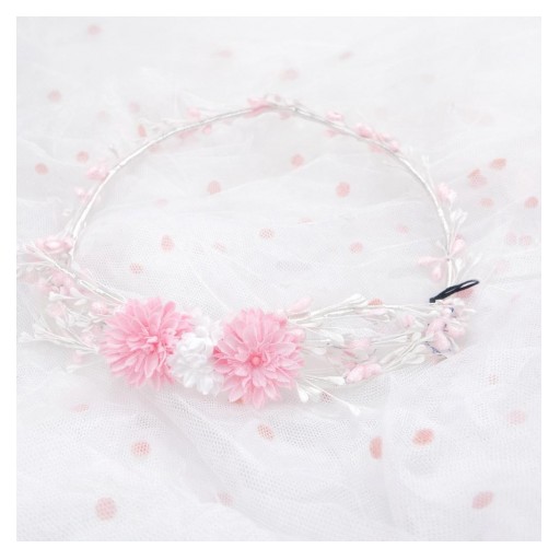 Corona rosa comunión. 