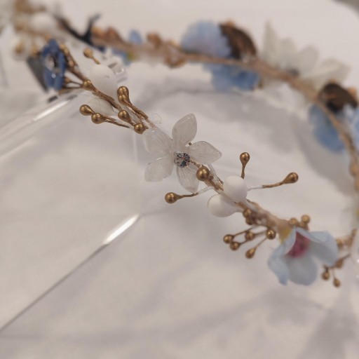 Corona comunión azul celeste  [1]