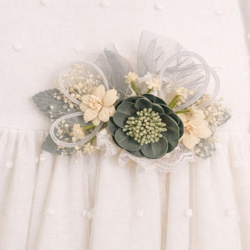 Prendido para fajín color verde agua