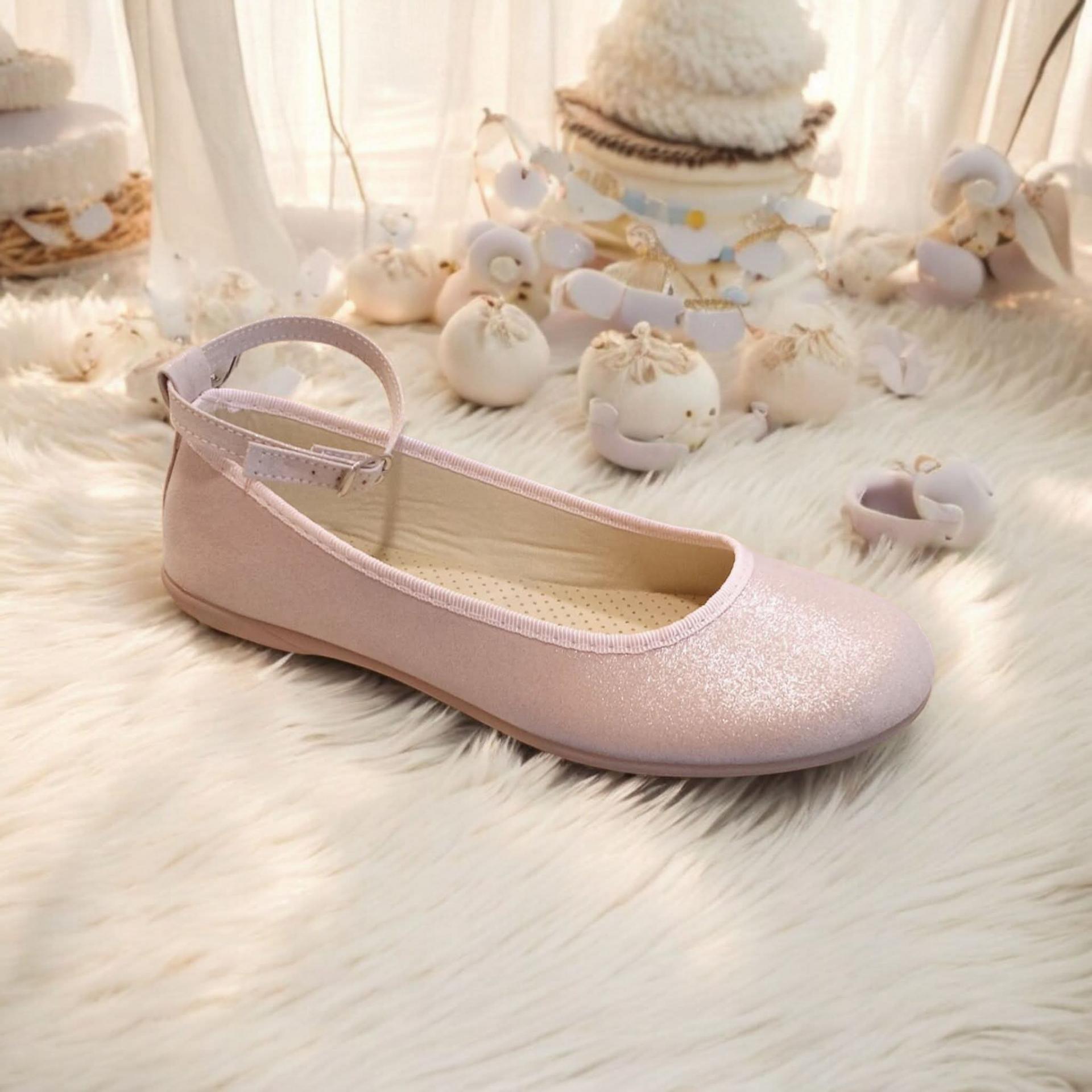 Bailarinas de comunión rosa perla. Leer la descripción. Corona no incluida.