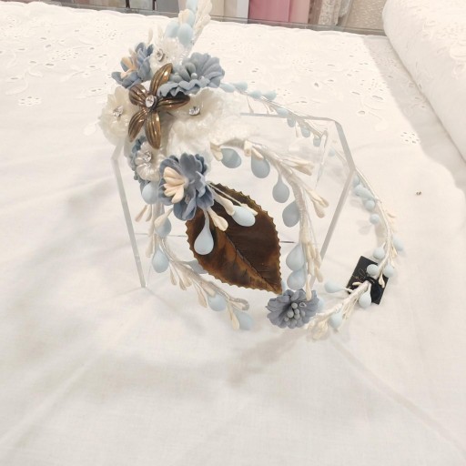 Corona comunión azul Mod semilla 5 