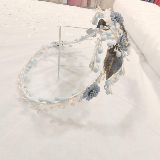 Corona comunión azul Mod semilla 5  [1]