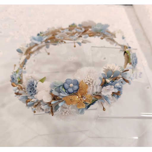 Corona comunión  azul celeste  [1]