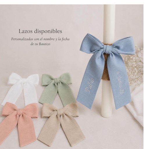 Conjunto vela y pañuelo personalizado.  Completa tu traje con este conjunto. Personaliza color y nombre por nuestro WhatsApp  [1]