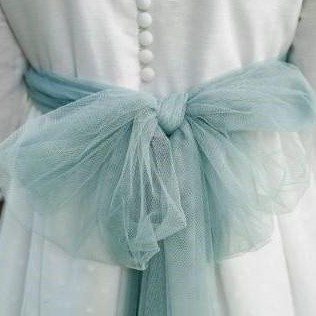 Lazo de tul verde salvia DESDE.. [1]