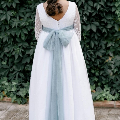 Lazo de tul verde salvia DESDE..