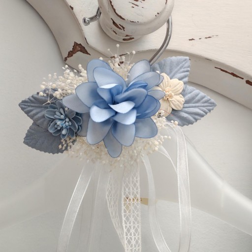 Tocado celeste. Pida foto por wasap si desea ver mejor detalle.  [1]