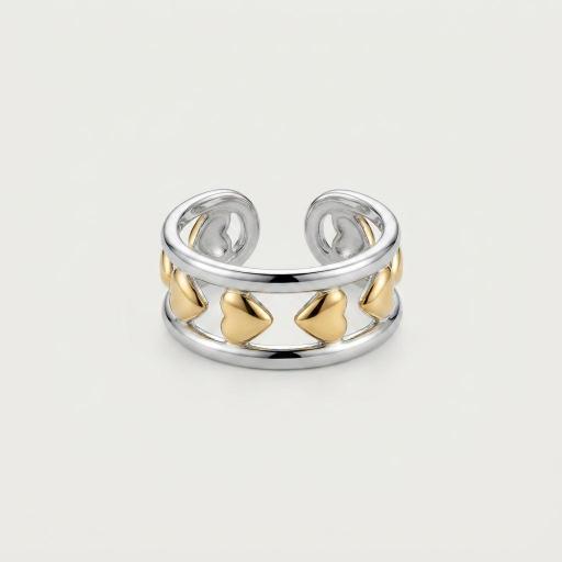 Anillo Corazones