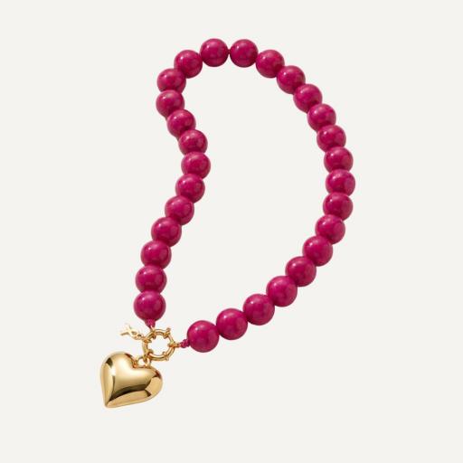Collar Corazón dorado