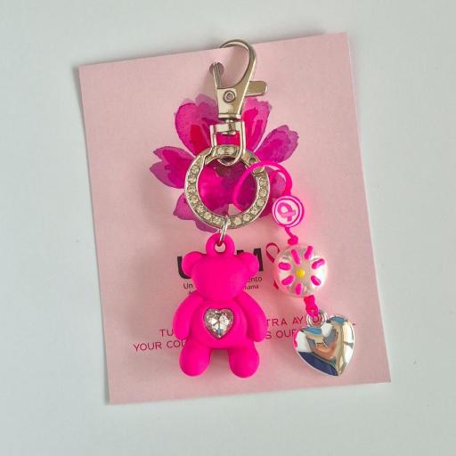 Llavero Osito Rosa [0]