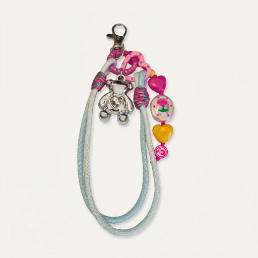 Llavero Osito Plateado