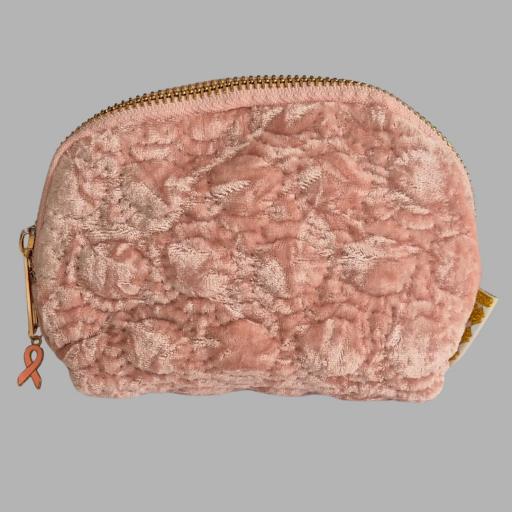 Neceser Terciopelo Rosa