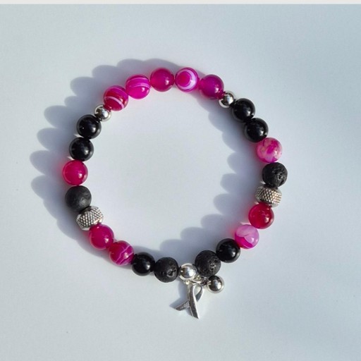 Pulsera Chic Pink plateada