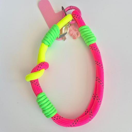 Colgante Rosa/amarillo/verde