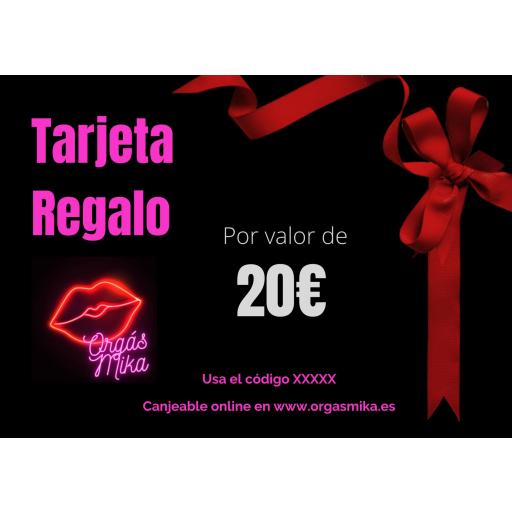 Tarjeta regalo OrgásMika 