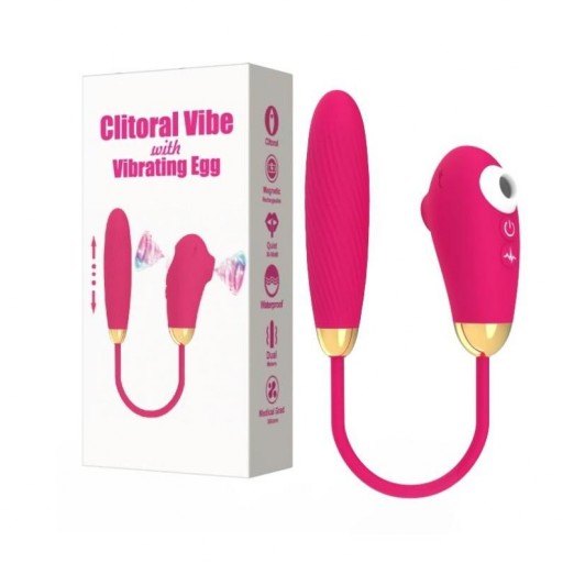 VIBRADOR CLITORIAL VIBE CON HUEVO ROSA [2]