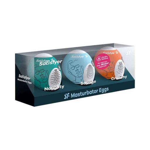 SATISFYER Set 3 Huevos Masturbadores [3]