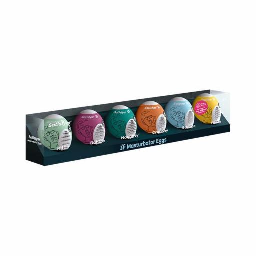 SATISFYER Set 6 Unidades Huevo Masturbador [3]