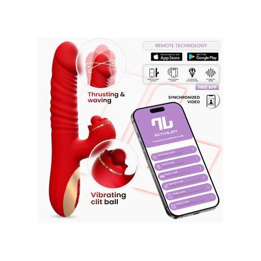 Ascen Vibrador con Thrusting y Waving y APP USB Magnético [1]