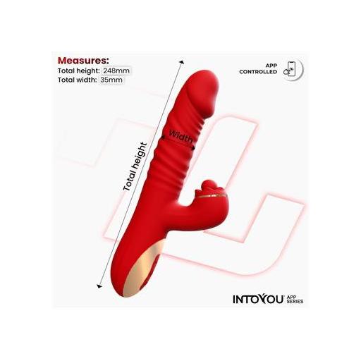 Ascen Vibrador con Thrusting y Waving y APP USB Magnético [2]