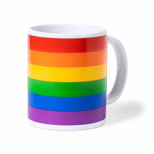 Taza con bandera LGTB