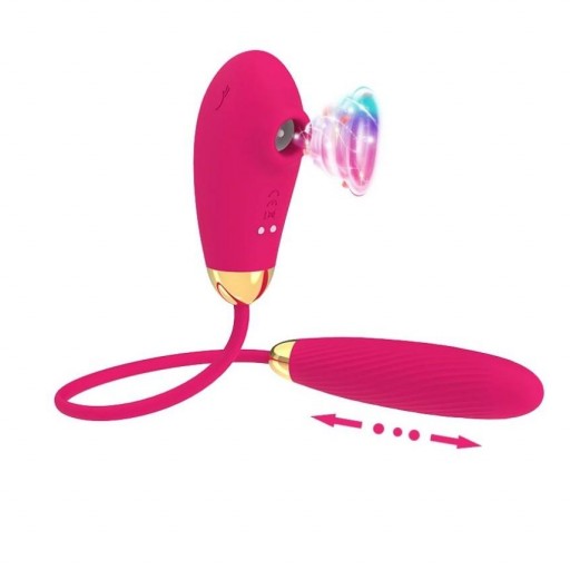 VIBRADOR CLITORIAL VIBE CON HUEVO ROSA [1]