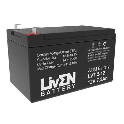 Bateria de 7,2 amperios,12 voltios [0]