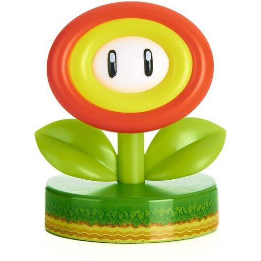 Lámpara 3D Flor de Fuego Icon Light Super Mario