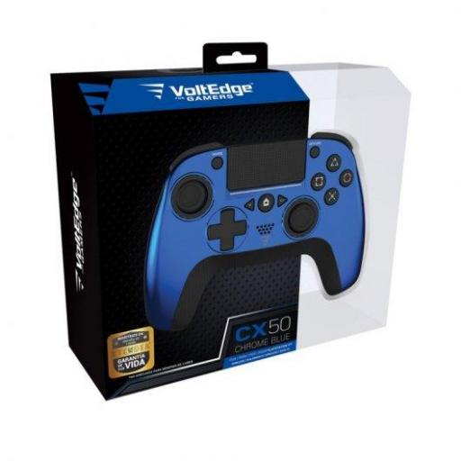 Mando VoltEdge CX50 Inalámbrico Metal Azul PS4
