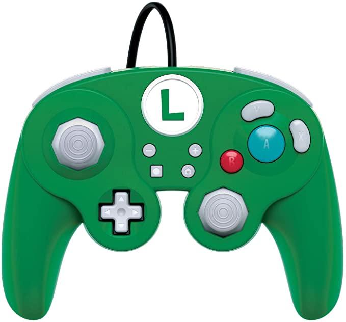 Wired Fight Pad Pro Controller Luigi Switch