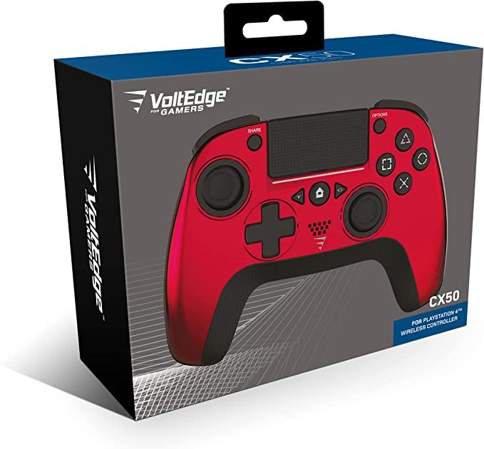 Mando VoltEdge CX50 Inalámbrico Metal Rojo PS4