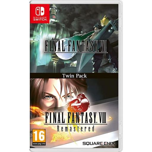 Final Fantasy VII & Final Fantasy VIII Remastered -Twin Pack Switch