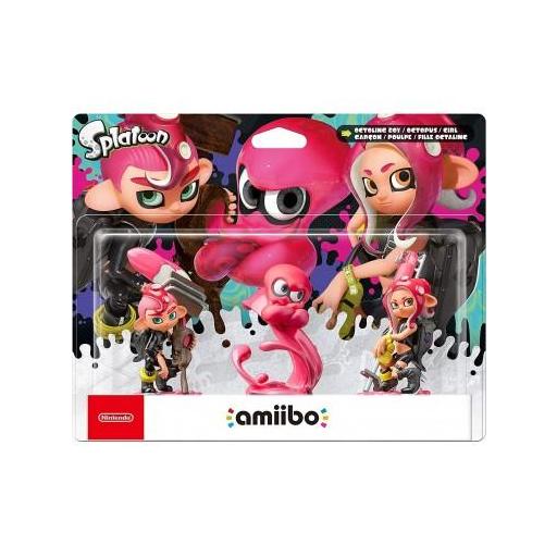 Amiibos - Figura Amiibo Octoling Chico, Chica, Pulpo (Colec. Splatoon) [0]