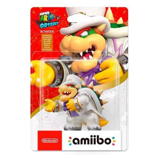 Amiibo - Figura Amiibo Bowser Boda (Serie Super Mario Odissey) [0]