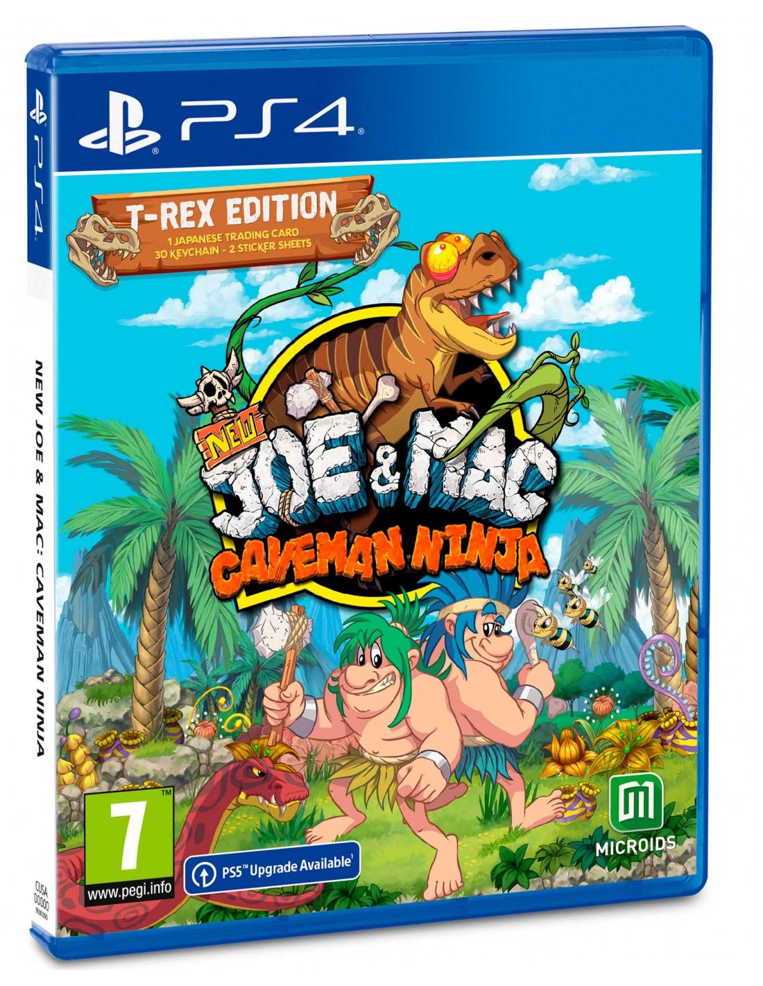 New Joe & Mac: Caveman Ninja T-Rex Edition PS4