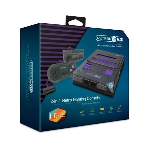 Retro - Consola RetroN 2 HD Gaming - Cristal