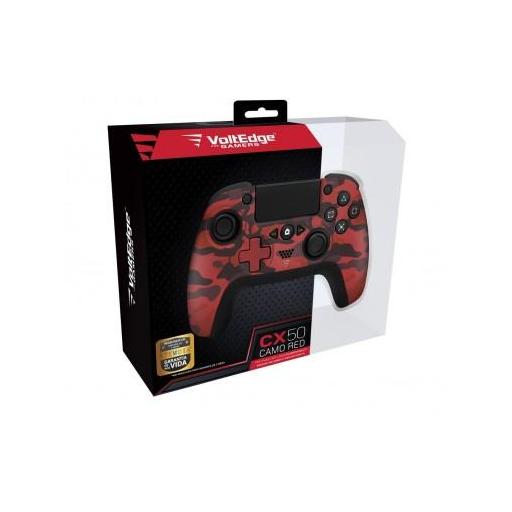 Mando VoltEdge CX50 Inalámbrico Camuflaje Rojo PS4