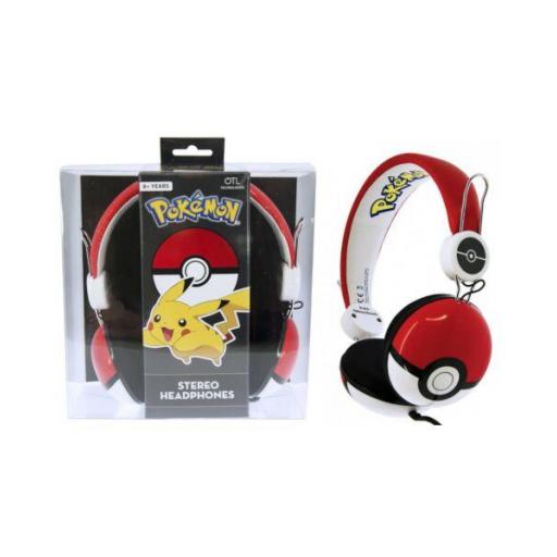  Stereo Headphones Pokemon Pokeball OTL (Switch/Movil/Tablet)
