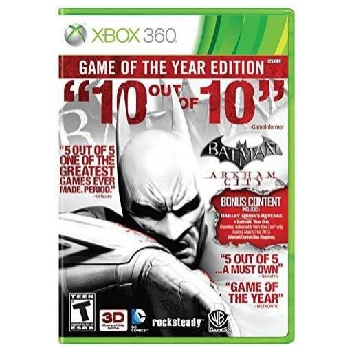Batman Arkham City Edición Game of  The Year  Xbox 360