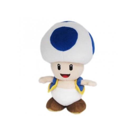 Peluche Blue Toad (Super Mario) 20cm
