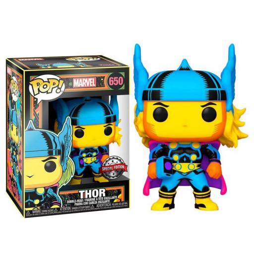 Funko Pop Marvel Black Light Thor Multicolor 650