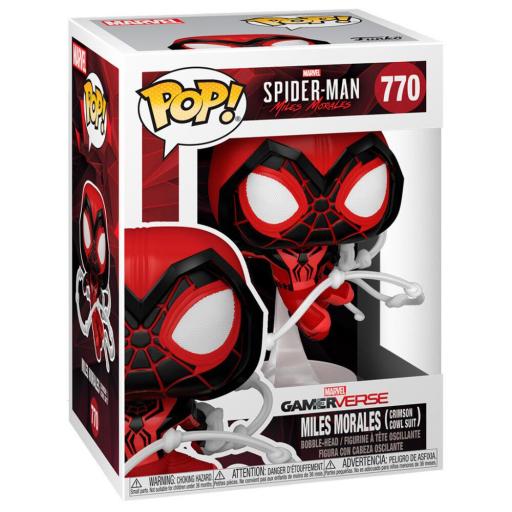 Funko Pop Spiderman Mile Morales Crimson Cowl Suit [2]