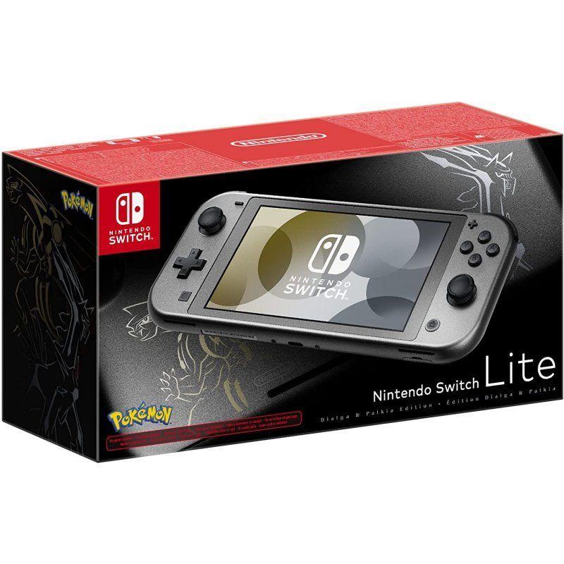 Consola Nintendo Switch Lite Negra Edición Dialga y Palkia