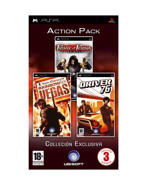 Action Pack: Tom Clancy's Rainbow Six Vegas+Prince of Persia Revelations +Driver 76 PSP